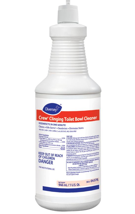 DIVERSEY Crew Clinging Toilet Bowl Cleaner